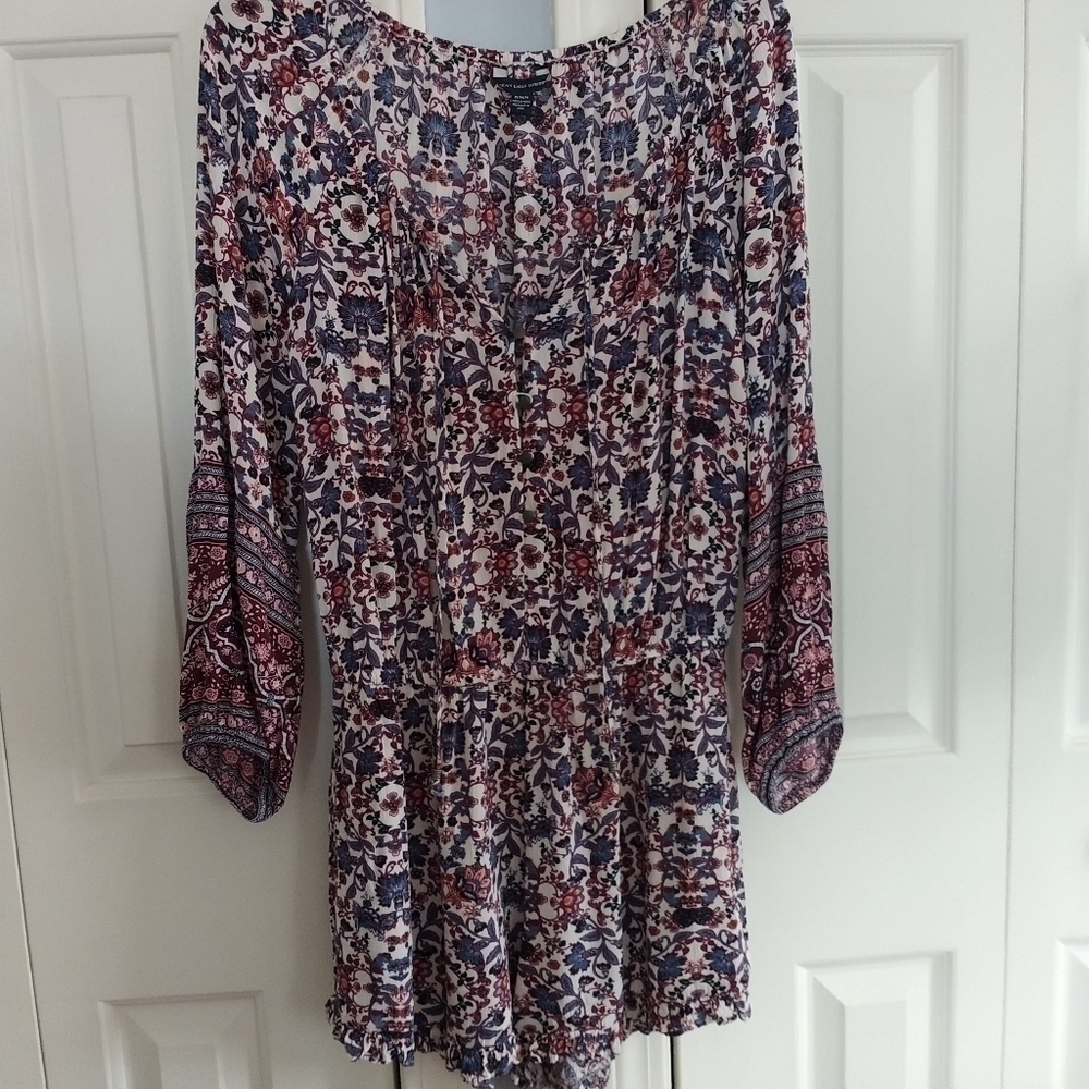 American Eagle Outfitter Boho Floral Print Romper M